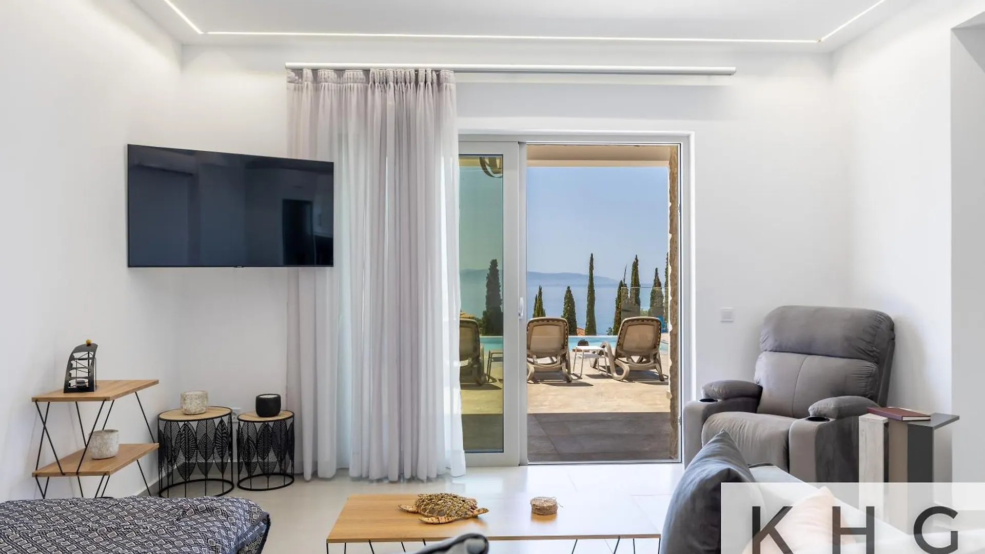 Blue Pearl Villa With Private Pool In Afrato Village! Infinite Sea Views! Trapezaki  0*, Trapezaki (Kefalonia) Greece
