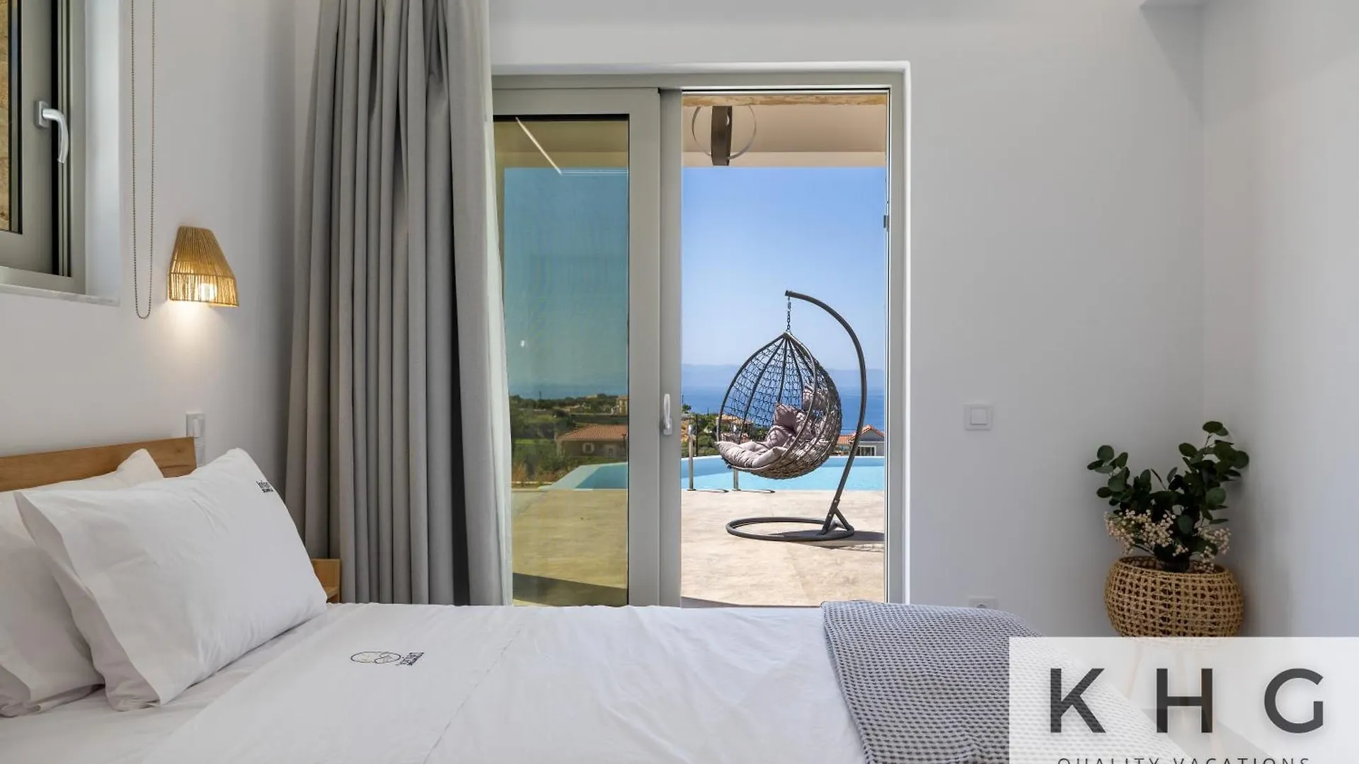 Blue Pearl Villa With Private Pool In Afrato Village! Infinite Sea Views! Trapezaki  Trapezaki (Kefalonia)