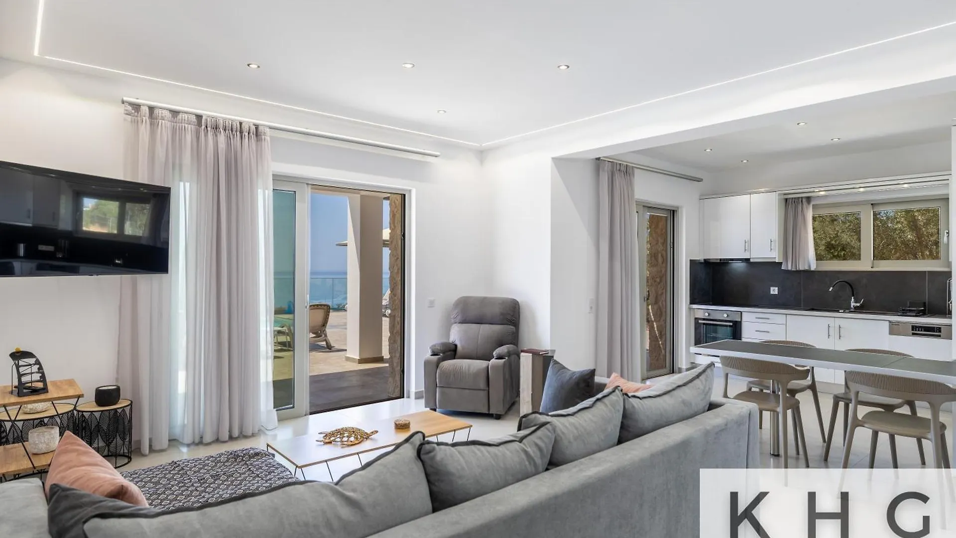 Blue Pearl Villa With Private Pool In Afrato Village! Infinite Sea Views! Trapezaki  0*, Trapezaki (Kefalonia) Grecia
