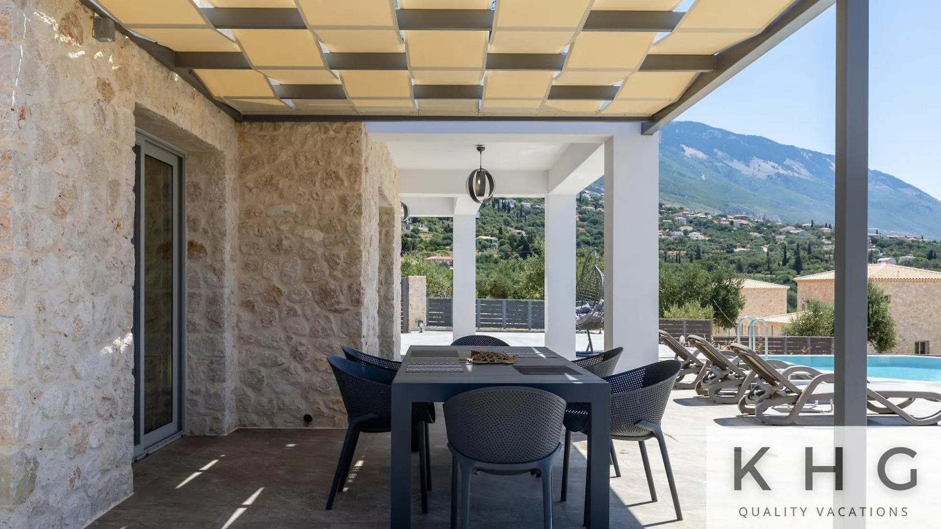 Blue Pearl Villa With Private Pool In Afrato Village! Infinite Sea Views! Trapezaki