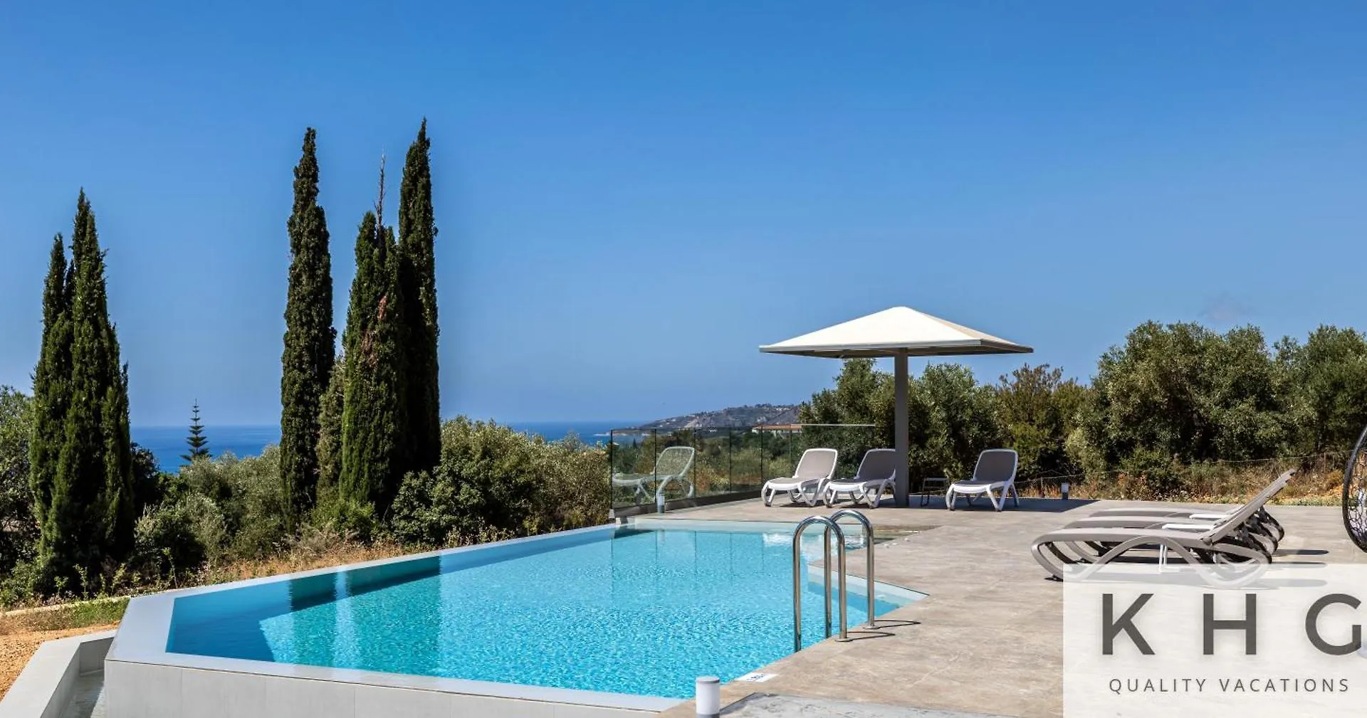Blue Pearl Villa With Private Pool In Afrato Village! Infinite Sea Views! Trapezaki  Grecia